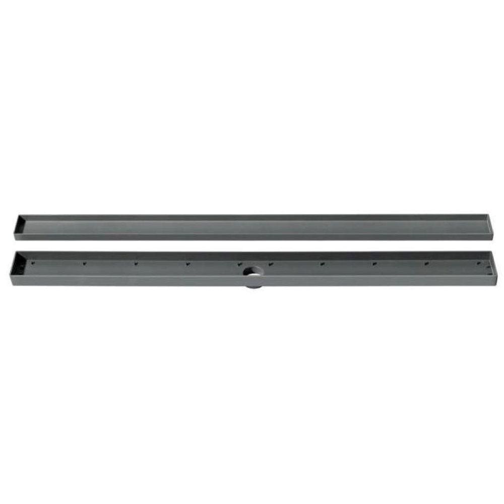 Ralo Oculto Linear 5X90Cm Cinza