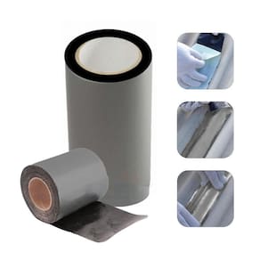 Manta Asfáltica Auto Adesiva Cinza 10Cm X 10M