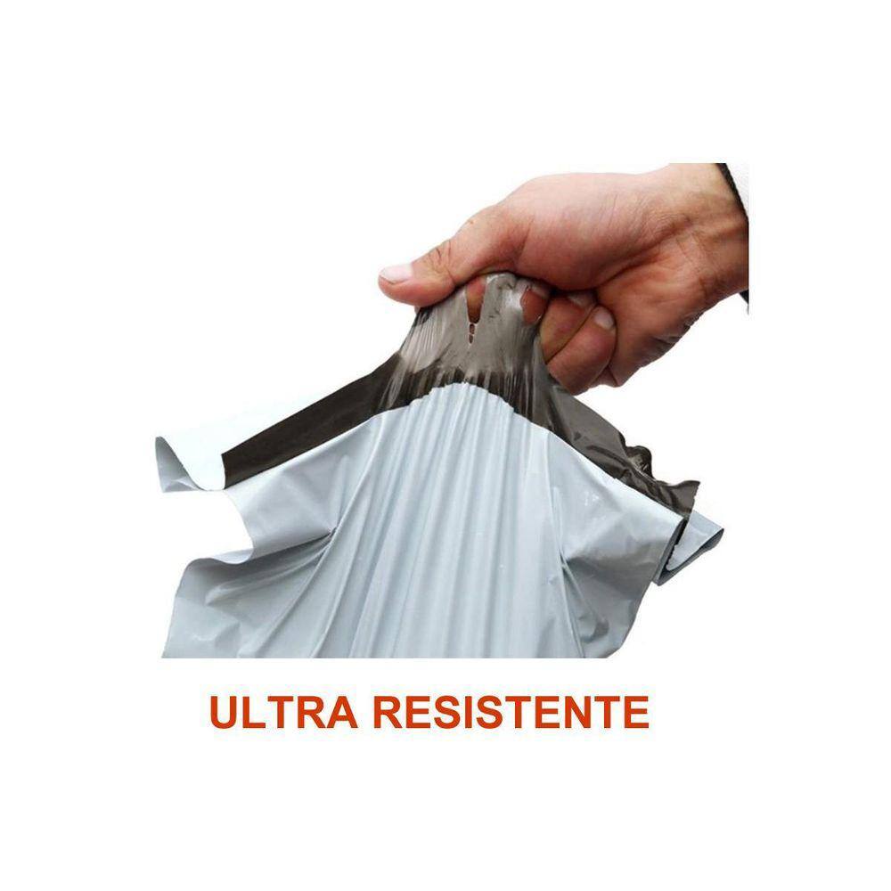 Saco Plástico Com Lacre 50X60 Envio Correios Branco 400 Un