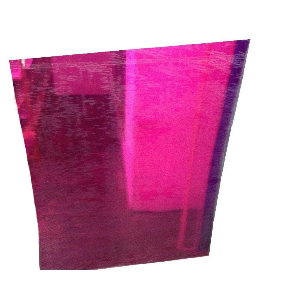 Chapa Acrilica Rosa Fluorescente 1000 X 500Mm Esp. 3Mm