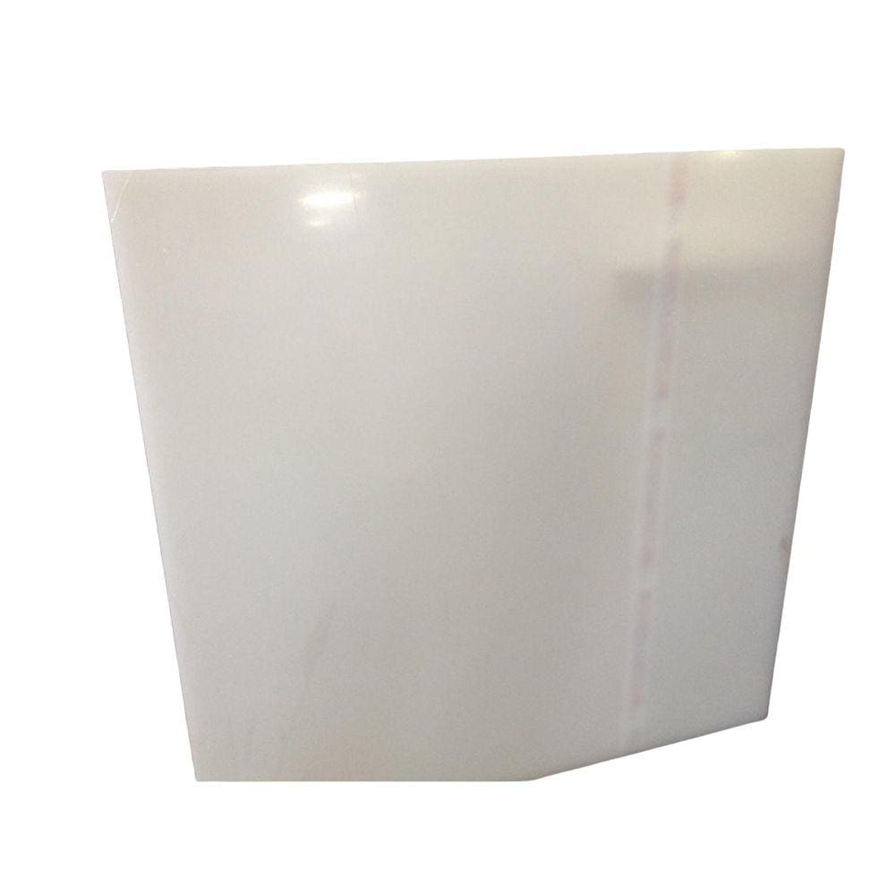 Chapa Acrilica Branca Leitosa 1000X500Mm Na Esp. De 10Mm