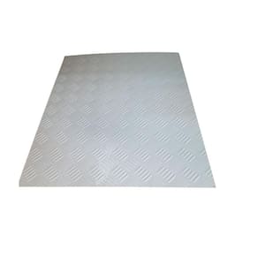 Chapa Alumínio Xadrez 1000X500Mm Na Espessura 1,2Mm Pintada