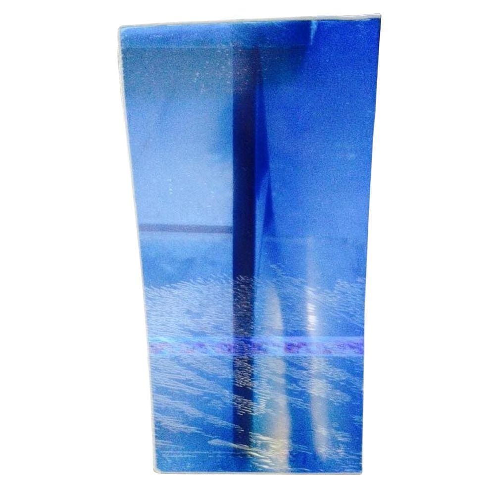 Acrílico Chapa Azul Transparente 1000X500Mm Espessur De 3Mm