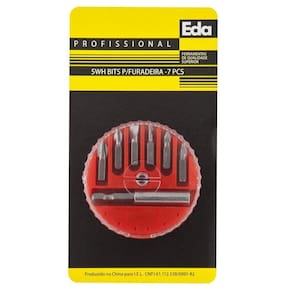 Jogo BITS Fenda Philips 7 Peças C/HASTE EDA 5WH