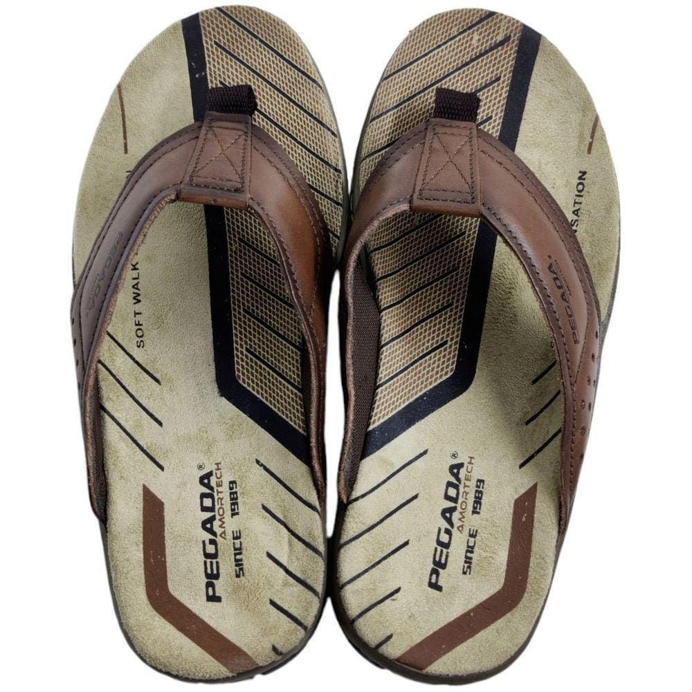 Chinelo De Dedo Masculino Casual Dia a Dia Amortech Pegada 132252