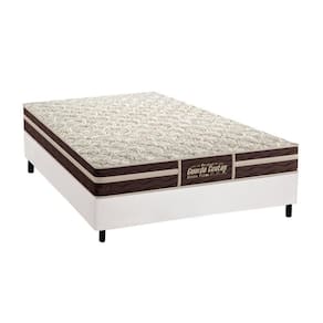 Cama Box Casal: Colchão Ortopédico Probel Guarda Costas Extra Firme + Base CRC Courano White(138x188)