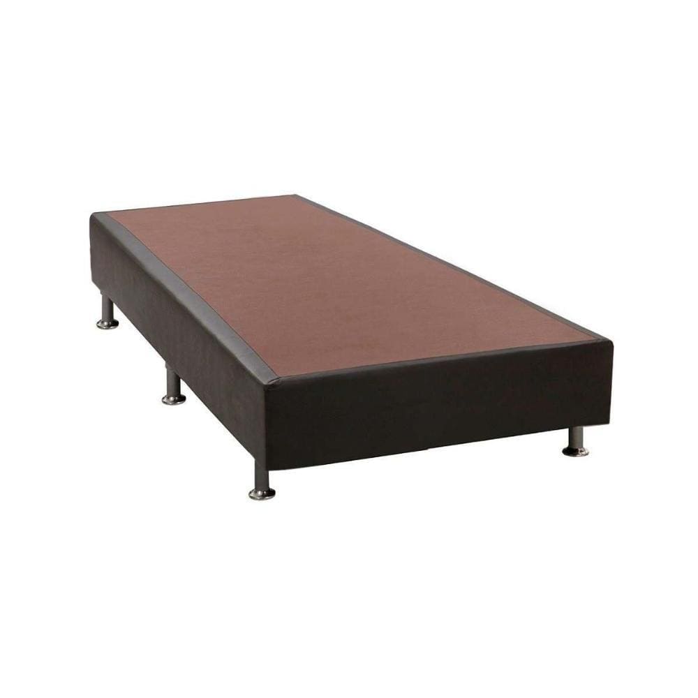 Cama Box Base Universal Solteiro Courano Black (88x188x24) - Luckspuma