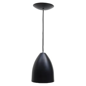 2X Pendente Soft Poptem Cone Aluminio Preto E Dourado