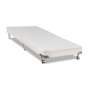 Cama Box Base Solteiro Gold Star Vitagel White (88x188x10) - Castor