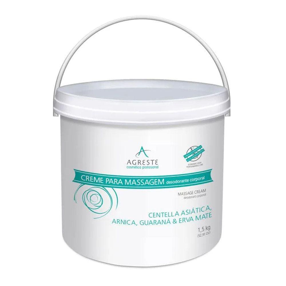 Creme de Massagem Deslizante Agreste Cosmética 1,5Kg