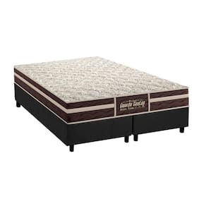 Cama Box King: Colchão Ortopédico Probel Guarda Costas Extra Firme + Base CRC Suede Gray(193x203)