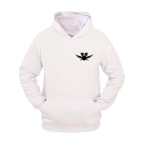 Moletom Masculino Canguru Estampa Warrior com Capuz