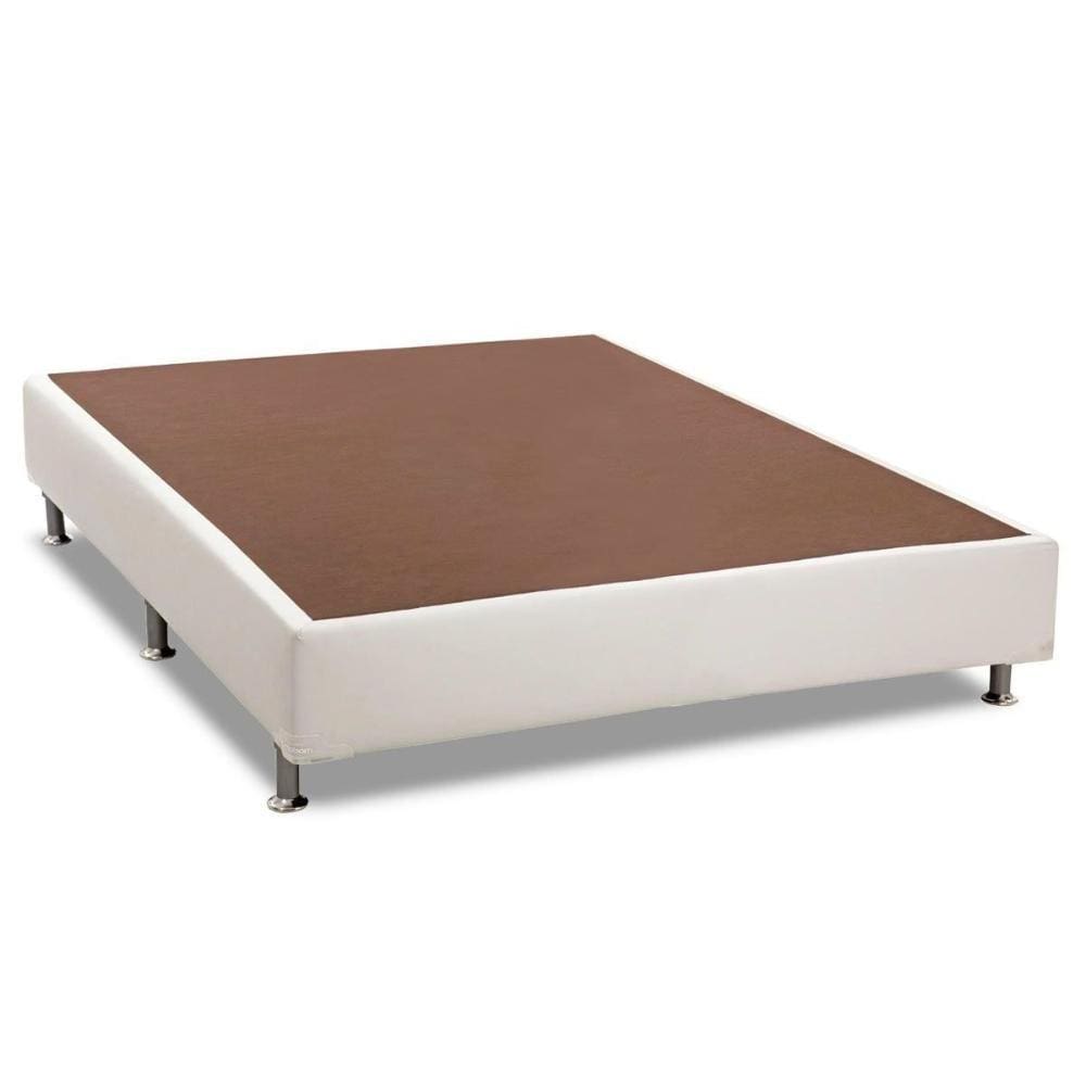 Cama Box Base Universal Viúva Courano White (128x188x30) - Ortobom