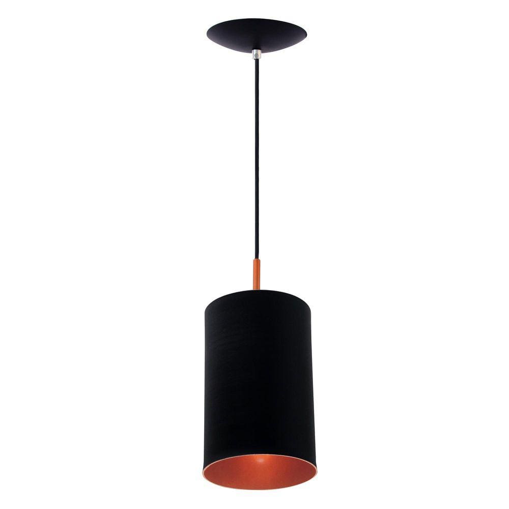 2X Pendente Bilboquê Poptem Sling Aluminio Preto E Cobre