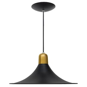 Pendente Atlantis Poptem Copinho Aluminio Preto E Dourado