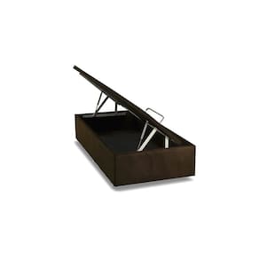 Cama Box Baú Universal Solteiro Suede Brown (88x188x35) - Ortobom