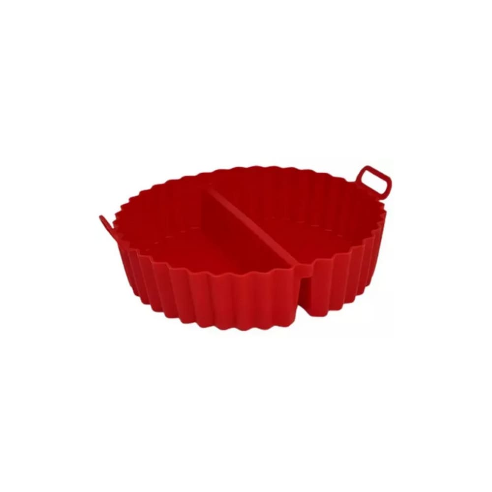 Forma de silicone com divisoria - vermelha