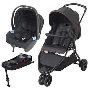 Carrinho De Bebê Cr3 E Bebê Conforto Base Isofix - Burigotto