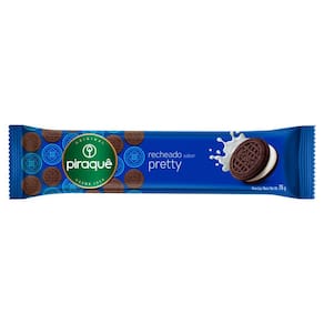 Biscoito Piraquê Recheado Pretty Chocolate com Baunilha 76g