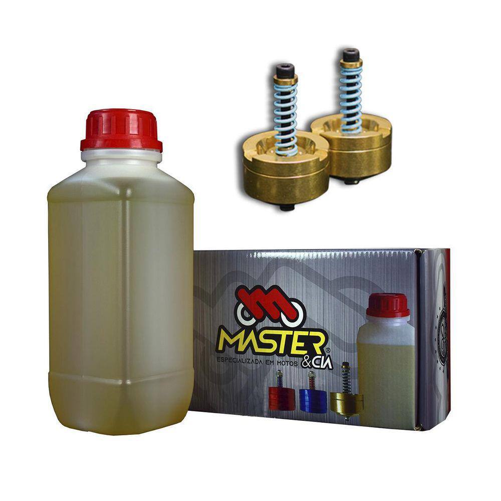 Kit Suspensão Vrs Válvula + Óleo Crf250F Tornado Gold