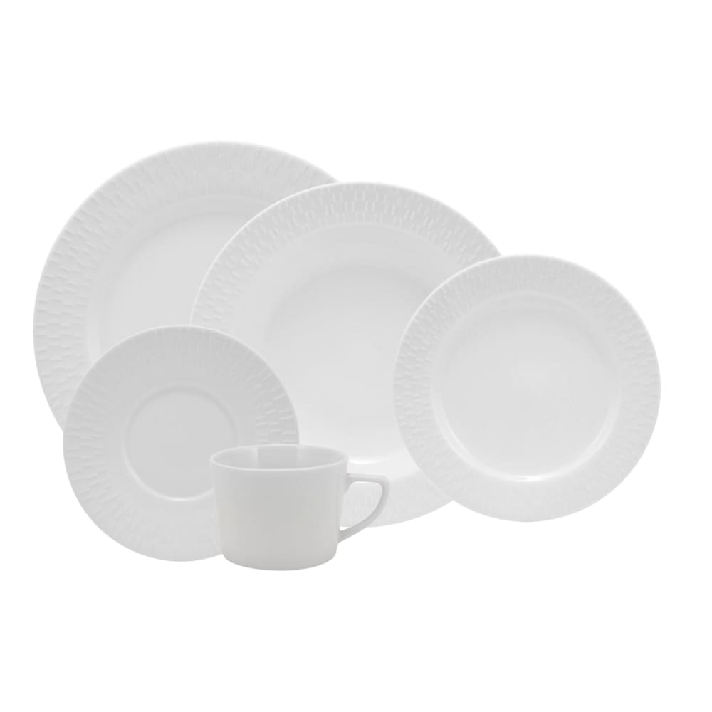 Aparelho Jogo de Jantar E Chá Porcelana Schmidt Aspen 30 Peças