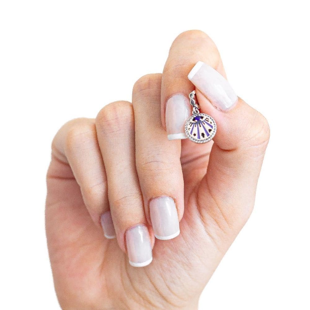 Berloque Charm Pingente Para Sempre Protegida Em Prata 925