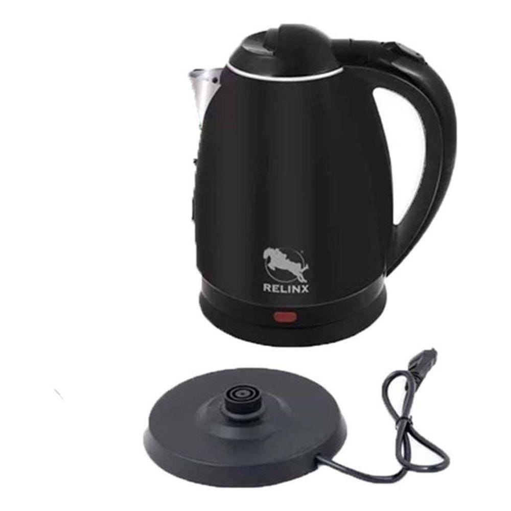 Chaleira Elétrica Térmica 220v Inox 1,8l 60hz 1800w Preto