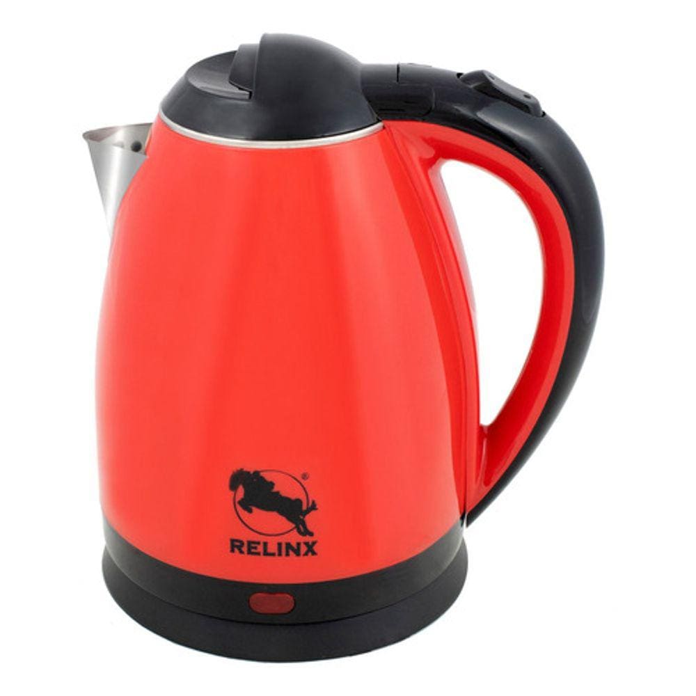 Chaleira Elétrica Térmica 220v Inox 1,8l 60hz 1800w Vermelha