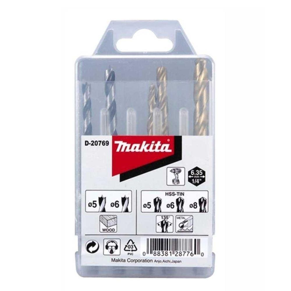 Jogo De Broca Haste Hexagonal 1/4 - D-20769 - Makita