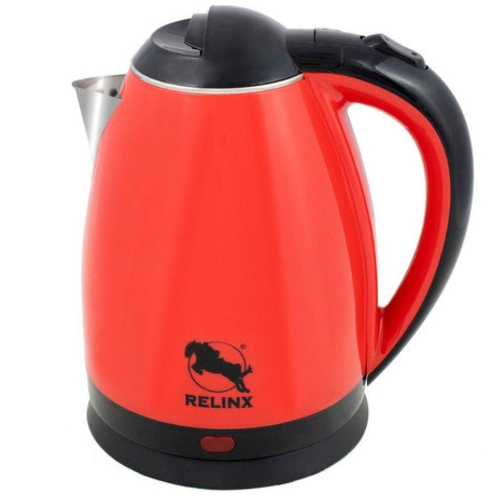 Chaleira Elétrica Térmica 220v Inox 1,8l 60hz 1800w Vermelha