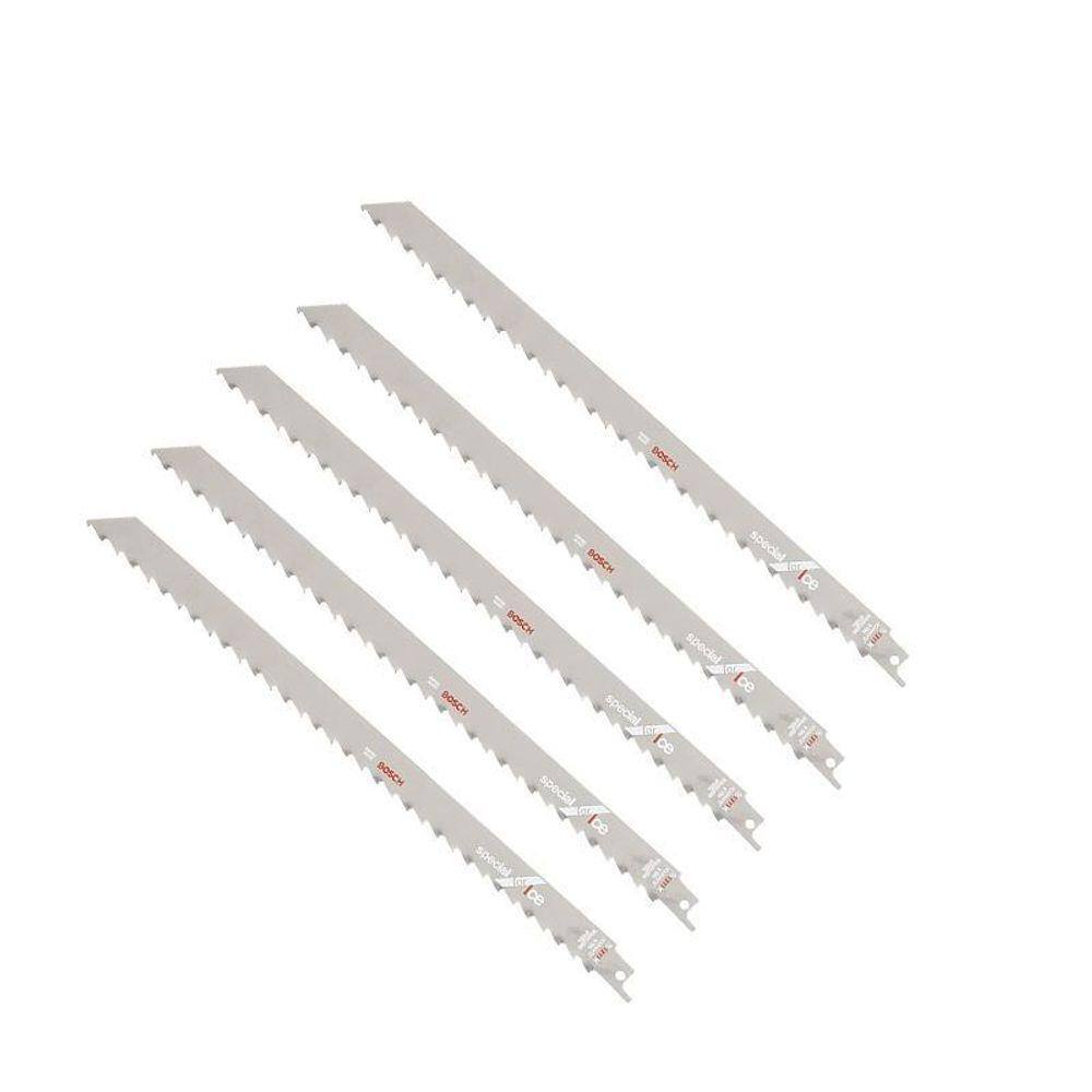 Kit 5 Pecas Lamina Serra Sabre 12 Special For Ice Inox