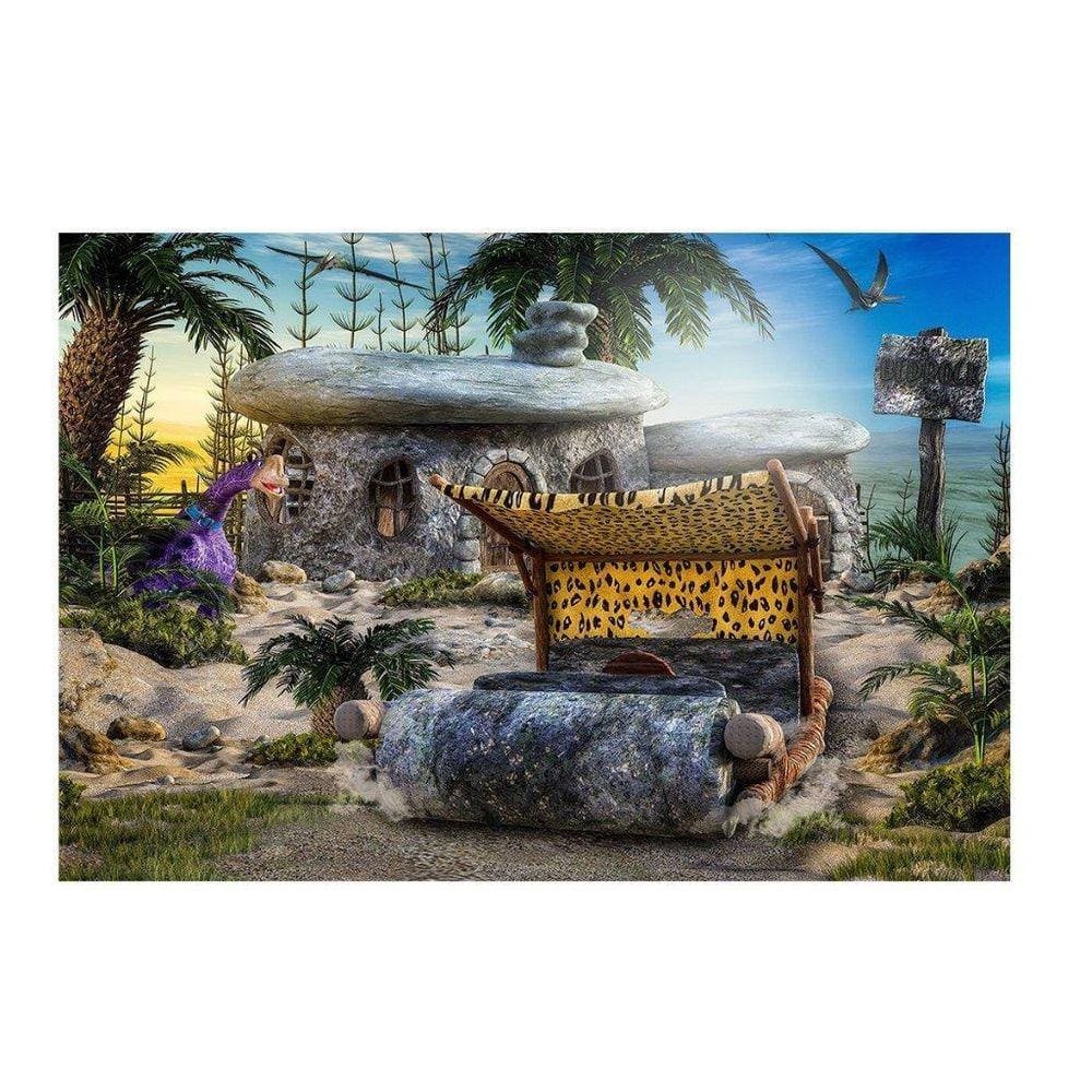 Fundo Fotográfico Newborn Flintstones 1,5X1,2 Ffp-219
