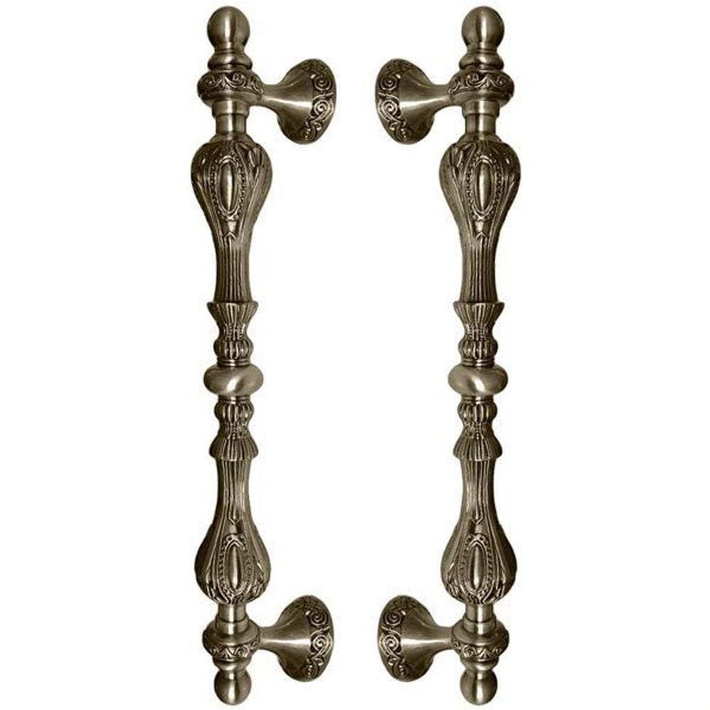 Puxador Duplo Florence 430mm Bronze Antigo - Máxima Metais