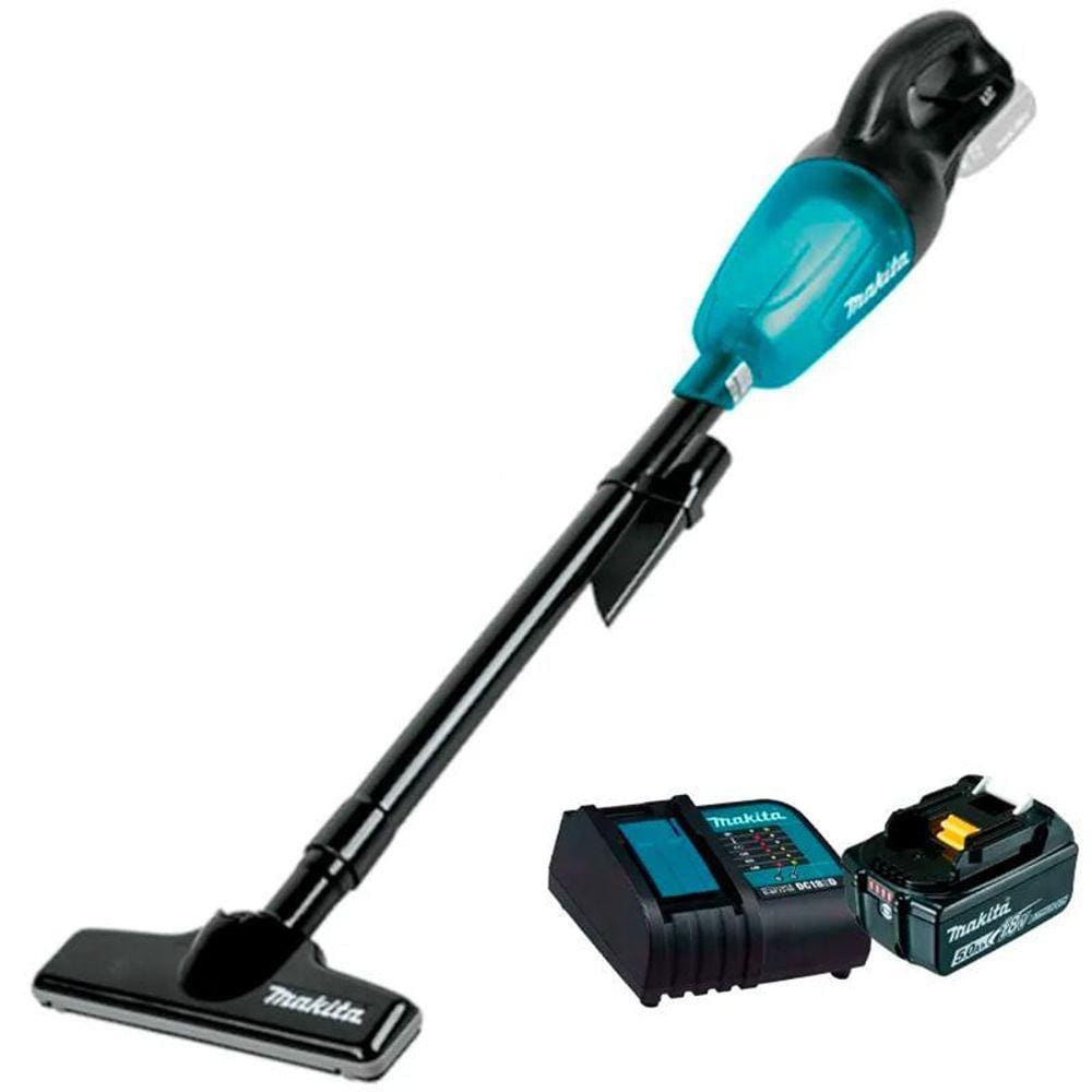 Kit Aspirador A Bateria Makita 18V Dcl180Zb + Bateria 18V 5A