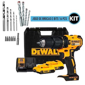 Parafusadeira / Furadeira Impacto 1/2 2 Bateria 20V Dewalt