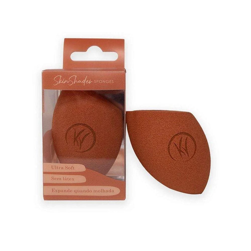 Esponja De Maquiagem - Skin Shades Caramel - Klass Vough