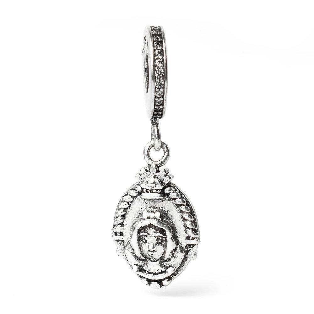 Berloque Pingente Medalha Branca De Neve