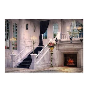 Fundo Fotográfico Newborn Castelo E Realeza 3,0X2,5 Ffg-071