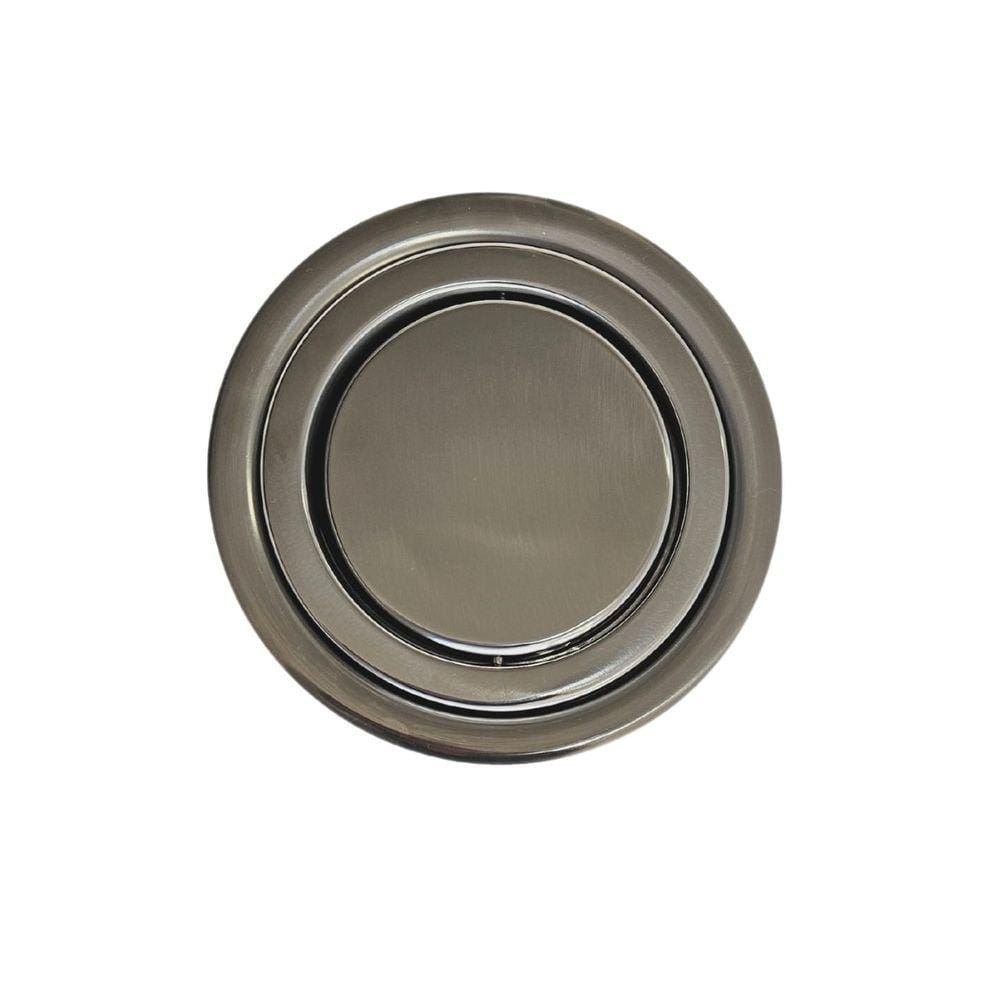 Lixeira 3LTS 15X25CM Pia Cozinha Embutir No Granito Em Inox 3lt 15X25 CM Tampa Giratoria Basculante