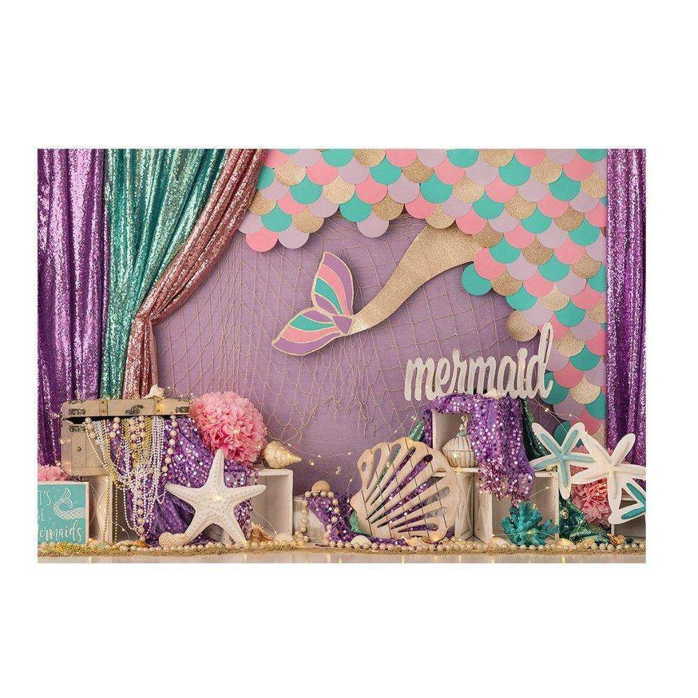 Fundo Fotográfico Newborn Sereia 3,0X2,5 Ffg-473