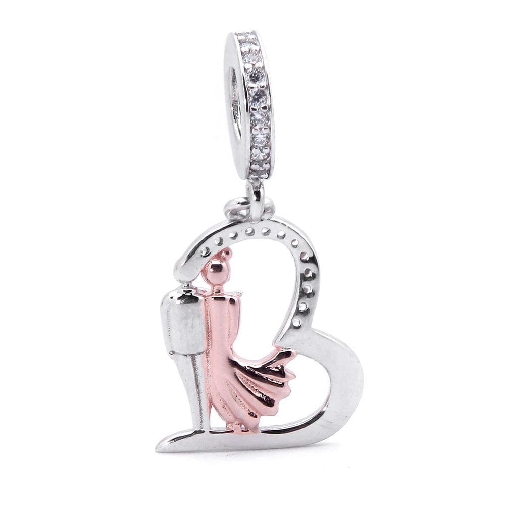 Berloque Mundo Briller Casados Para Sempre Prata