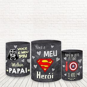 Trio De Capas Tecido Sublimado 3D Dia Dos Pais Fcc-749