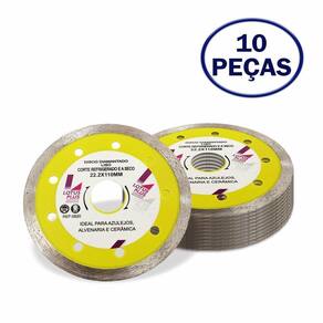 Disco Diamantado 110 4 1/2 Liso C/10 Lotus