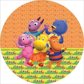 Painel Redondo 3D Sublimado Backyardigans Frd-3566