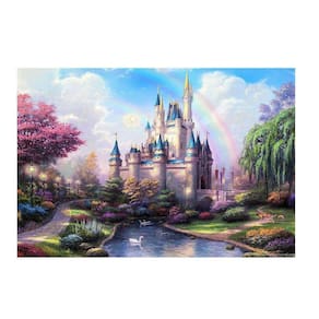 Fundo Fotográfico Newborn Castelo E Realeza 3,0X2,5 Ffg-072