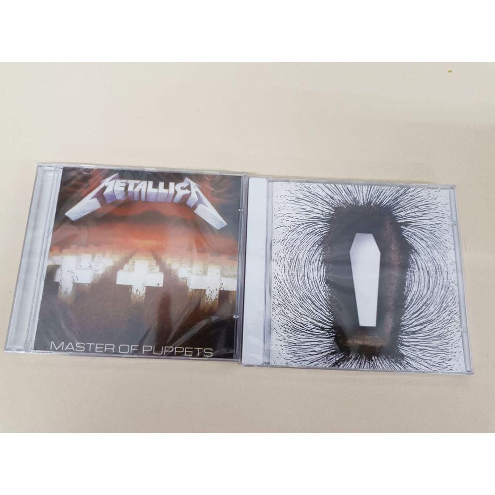CD Metallica - Death Magnetic + Master Of Puppets (acrílico)