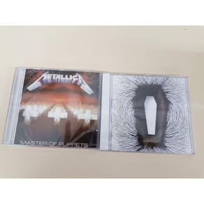 CD Metallica - Death Magnetic + Master Of Puppets (acrílico)