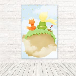 Painel Retangular Sublimado Pequeno Principe 1,5X2,2