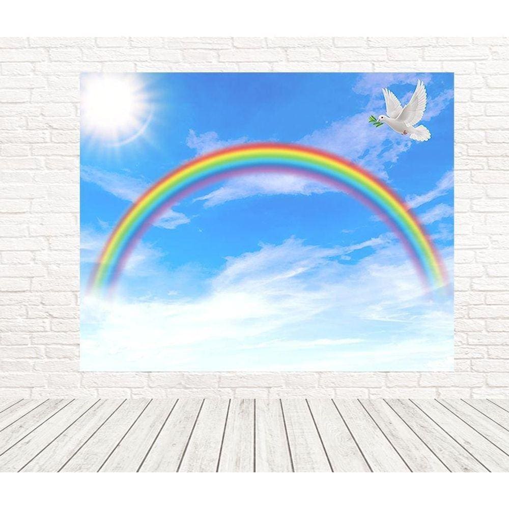 Painel Retangular Sublimado Arca De Noé 2,0X1,5 Frt-5489