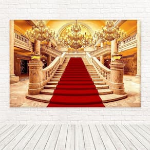 Painel Retangular Sublimado Castelo E Realeza 2,0X1,5